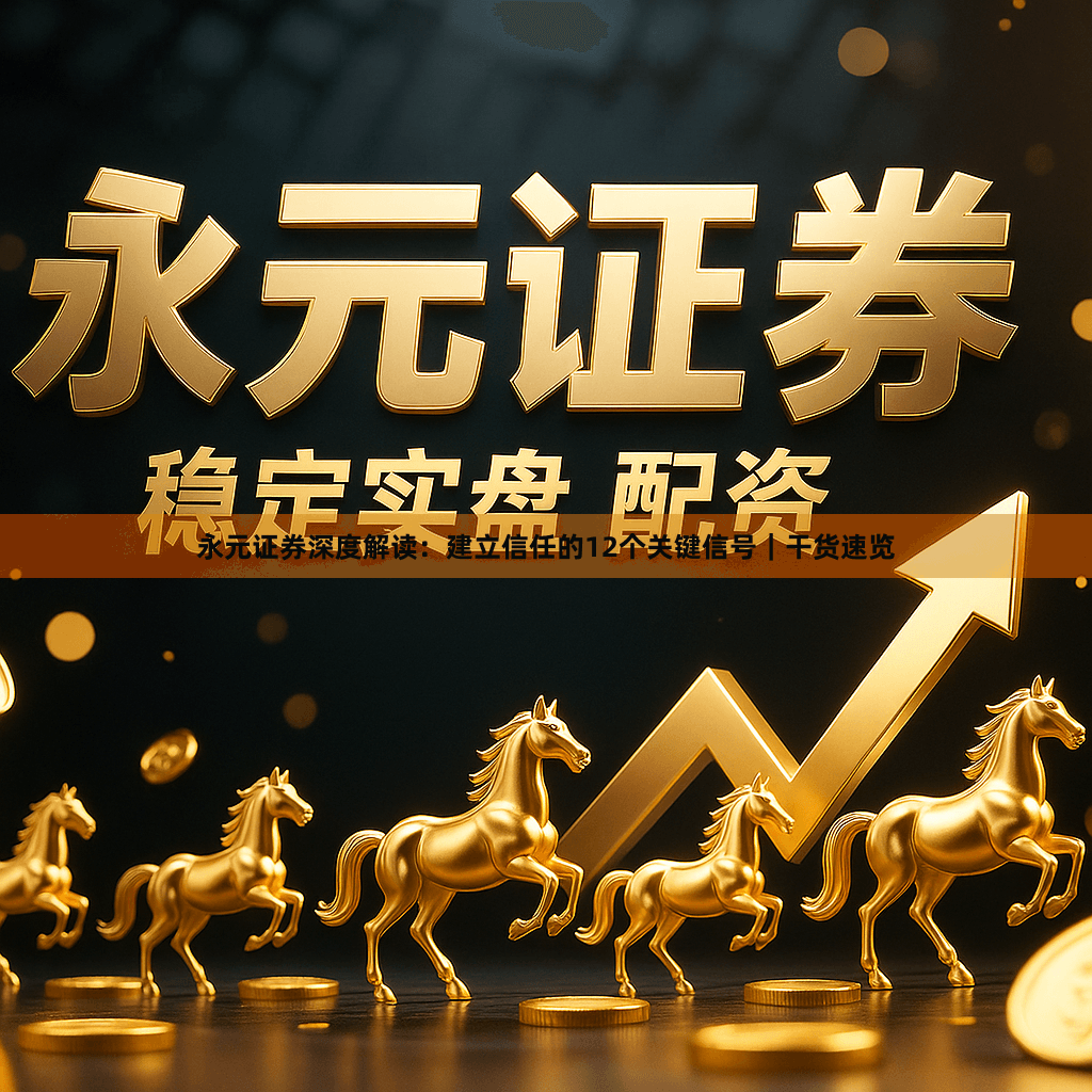 永元证券深度解读：建立信任的12个关键信号｜干货速览